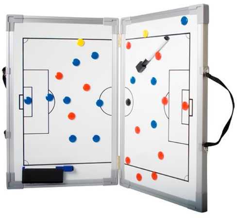 b+d klappbare Magnet Taktiktafel für Fußball (60 x 45 cm)