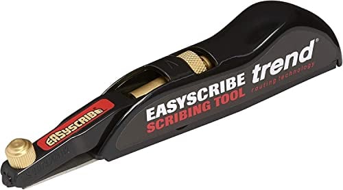 Trend EasyScribe Scribing Tool - Versatile and Accurate Scribing Solution for Carpenters, Joiners, Tilers, Kitchen and Shop Fitters, E/SCRIBE, Black, 1 Count (Pack of 1)