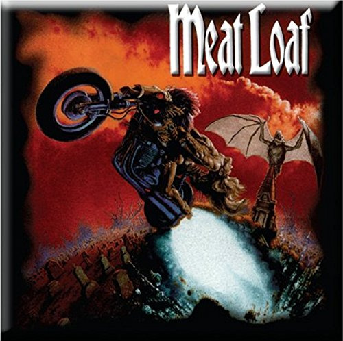 Meat Loaf Kühlschrankmagnet Bat out of Hell Nue offiziell 76mm x 76mm