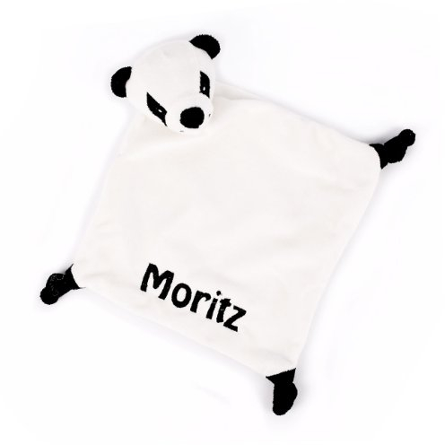 Striefchen® Panda Schnuffeltuch mit gratis Namen Bestickt