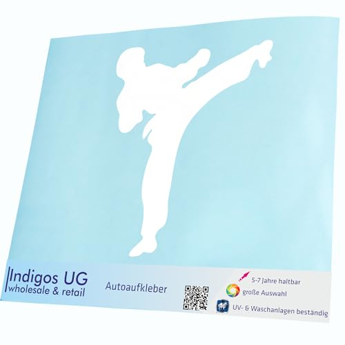 Adesivi / Sticker / Decals - Karate - white - 87x99mm