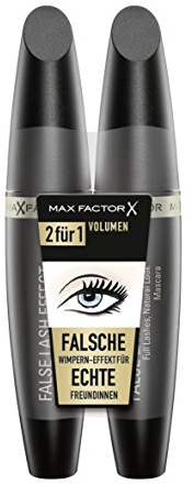 Max Factor False Lash Effect Mascara schwarz, 2er Pack ( 2 x 13 ml )
