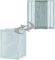Fuchs Design 1 Pieza BM Bloque de Vidrio Nube Super White Satinado por un Lado (Vidrio Mate) 13,2x19x8 cm - Esquina 90°