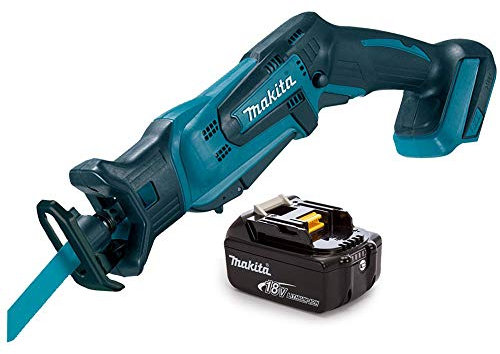 Makita DJR183Z 18V Cordless Li-ion Mini Reciprocating Saw with 1 x 3Ah Battery