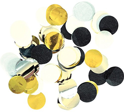 Unbekannt 200-teiliges Konfetti * Happy New Year * als Deko zu Silvester // Gold Silber Stars Party