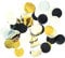 Unbekannt 200-teiliges Konfetti * Happy New Year * als Deko zu Silvester // Gold Silber Stars Party