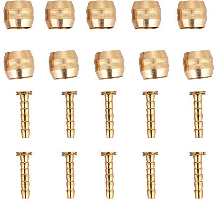 Olive Insert, Flexible de Frein à Disque Hydraulique Insert de Connecteur Olive pour Le Kit de Pièce de Rechange 10 Kit de Réparation Compatible pour Frein de Vélo VTT