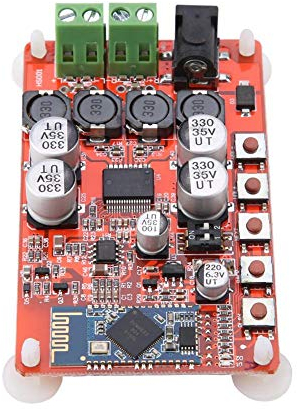 Bluetooth Amplifier, Bluetooth Amplifier Module TDA7492P Amplifier Board Audio Amplifier Board, TDA7492P 50W*2 Dual Channel Wireless Audio Receiver Amplifier Module J3J7