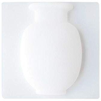 Vase Silikon Klebrige Vase Magic Rubber Blumenpflanzenvasen Blumenbehälter Für Büro Wandvasen Dekoration Home-White