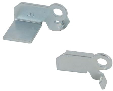 sparefixd Türstopper Scharnier-Set links & rechts passend für Siemens Kühlschrank & Gefrierschrank