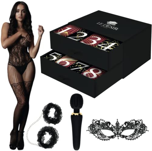 LINGERIE OUTLET Dessous-Kalender-DESCAL002 Black,Red Einheitsgröße