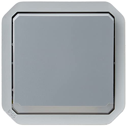 Legrand - Interrupteur ou va-et-vient témoin étanche Plexo 10A à équiper d'un boitier ou plaque support finition gris