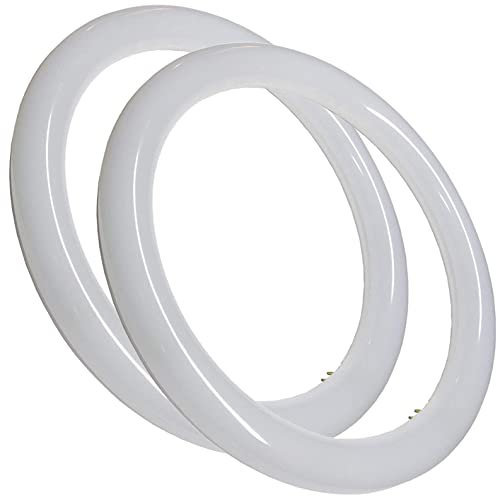 LED ATOMANT Pack 2x Tubo LED Circular G10 12W 225mm. Color Blanco Frio (6500K). Sin instalacion. Tubo redondo cocina.
