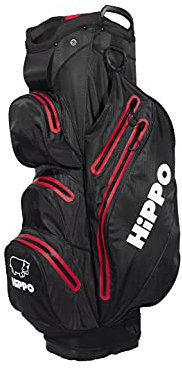 100% Waterproof GUARANTEED HiPPO Golf Cart Bag 2022 New model Stock Black/Red