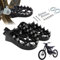 AnXin Repose-pieds pour vélo Dike - Repose-pieds légers avec ressorts pour Surron/Light Bee/Sur Ron S/Sur Ron X/X160/X260 - Noir