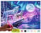 MISHBAY Diamond Painting Wolf - 30x40cm Diamond Painting Erwachsene - Diamant Painting Bilder Wölfe - DIY 5D Satz Wand Dekor Diamantstickerei