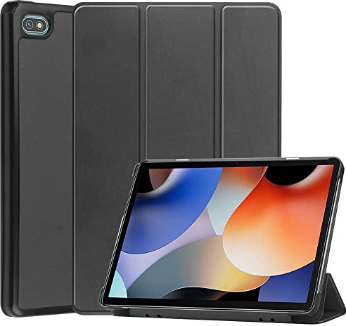 Kepuch Custer Cover per Blackview Oscal Pad 10, Tab 7, Tab 7 PRO,PU-Pelle Case Custodia - Nero