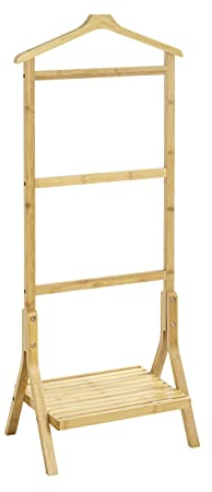 HAKU Möbel Valet Nature, Bambou - Dim.: L 46 cm x H 115 cm x P 28 cm, Style: Bohemian