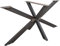 HOLZWERK24 Tischuntergestelle, Tischgestell Spider Rohstahl (L180 x T78 x H71 cm) Stahl Tischbeine, Modell SPK-106-1800-L
