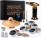 Gienxias Kit fumoir à cocktail avec 6 jetons en bois, cadeau de fête des pères, kit de boissons à whisky, accessoires de cocktail pour whisky, boissons, bourbon (pas de butane)
