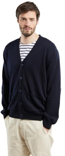 Armor Lux Herren Cardigan Strickjacke, Marine Deep, Large
