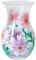 Lesser & Pavey Lynsey Johnstone Cosmos Vase für Zuhause und Büro, schöne Blumenvase für Wohnzimmer, dekorativer Keramik-Blumenhalter, Heimdekoration, Blumenvase mit Blumendruck