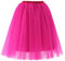 ROYIYI Jupe en Tulle Longue Midi Femme - Taille Haute Plissée Elastique - Tutu Bouffante Adulte - Jupon Long Mariage - Deguisement Tutu de Danse