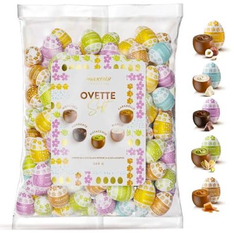 Ovetti Cioccolato Maxtris Soft Mix Gusti Assortiti Busta da 500 g Idee Pasqua