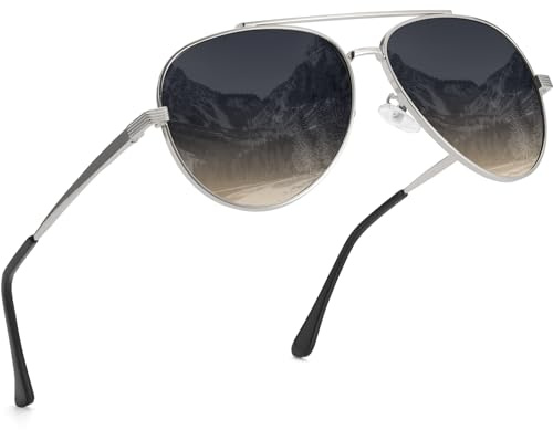 ANYLUV Sonnenbrille Herren Polarisiert, Pilotenbrille Sonnenbrille Damen Metallrahmen Klassische Retro Schutz Sunglasses