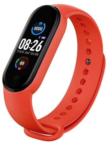 NCONCO Smart Band Fitness Tracker, Wasserdicht Smart Watch Armband, Fitness Tracker mit Blutdruckmessung, Pulsmesser, Benachrichtigung, Schrittzähler Smartwatch für Android iOS