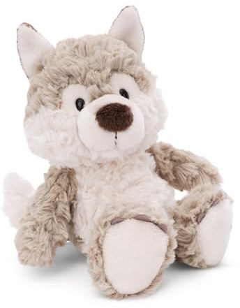 NICI Forest Friends Wolf Kuscheltier Winny 20cm - Flauschiges Stofftier zum Kuscheln, Spielen und Liebhaben, Nachhaltig produziertes Plüschtier - 49946