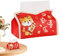 Würfelbox für Kosmetiktücher, chinesische Neujahrsfiguren, Taschentuchhalter - Taschentuchspender aus PU-Leder - Taschentuchbox-Abdeckung, leicht zugänglich, Symbol des Glücks für Badezimmer, Hotel, W