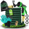 Manguera Jardin 15 metros con 10 Funciones de Riego, Manguera Extensible con Conectores 3/4 y 1/2, 2 Guantes Incluidos, Manguera de Alta Resistencia Ligera y Duradera, Color Verde Verdiflux