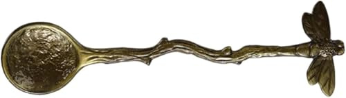 Antike Retro-Libellen-Löffel, Kaffeelöffel, Teelöffel, Edelstahlgeschirr, kreatives Zucker-, Tee-Rührstab, Rührstab, Kuchen, Dessert, langer Griff, Küchenhelfer