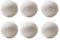 6 bolas de secado para secadora de ropa, pelotas de tenis, bolas de secado para chaquetas de plumón, bolas de secado antiestáticas de lana natural, bolas de lavado reutilizables para lavadora