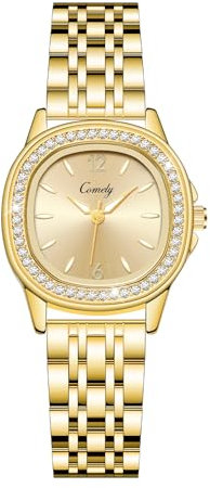 CIVO Armbanduhr Damen Analog Gold: Damenuhr Klein 31mm - Wasserdicht Uhr für Frauen Edelstahl