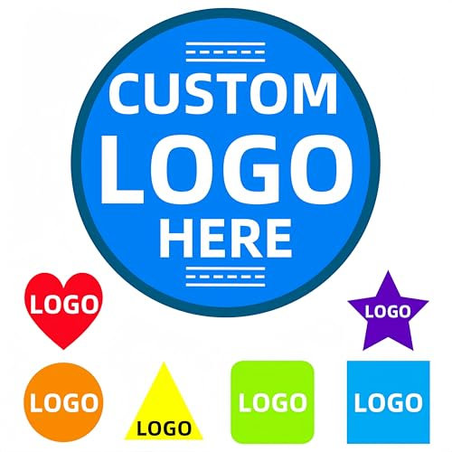 Custom Vinyl Stickers with Your Logo, Photo, or Text, Waterproof & Dishwasher Safe Personalized Labels, Multiple Sizes & Shapes, Printed for Business, Bottles, Gifts & More