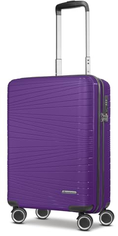 Franky Dallas 3.0 Hartschalen-Trolley mit 4 Rollen S 55 cm | Ausgestattet mit TSA-Schloss, Dehnfalte, Innenfächer, Leicht | Carry on Luggage für Männer-Frauen - Ideal für Flug-Geschäftsreisen