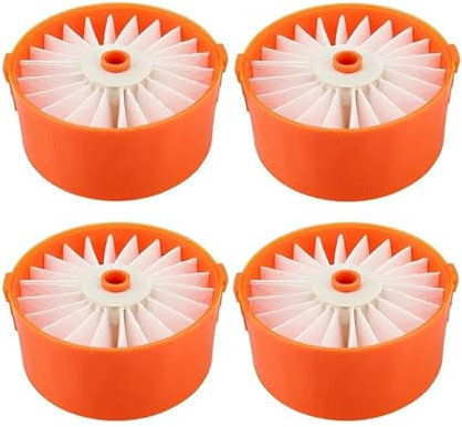 Lot De 4 Éléments Filtrants Compatibles Avec L'aspirateur Sans Fil BLACK + DECKER, BSV2020G, Pièces De Rechange