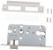 jojofuny Cerradura Reversible Inoxidable para Puerta de Entrada de Bloqueo Reversible Instalación para Habitaciones y Puerta Principal Uso Doméstico