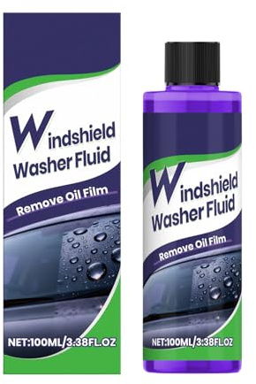 Windscreen Washer Concentrate Windscreen – 100 ml Vehicle Glass Cleaning Product – Cleaner for the of Vehicles – For Drivers SUV Saloon Everyday Travel Fleet Manager