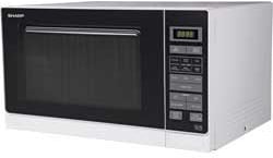 Sharp R372SLM 25L Solo Microwave - Silver