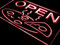 ADVPRO i496-r Open Pizza Display Cafe New NR Neon Light Sign Barlicht Neonlicht Lichtwerbung