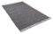 Dhurry | Fleckerl | Flachgewebe-Teppich aus 100% Baumwolle; handgewebt, waschbar, beidseitig verwendbar | 120 x 180 cm; Anthrazit | Happy Cotton