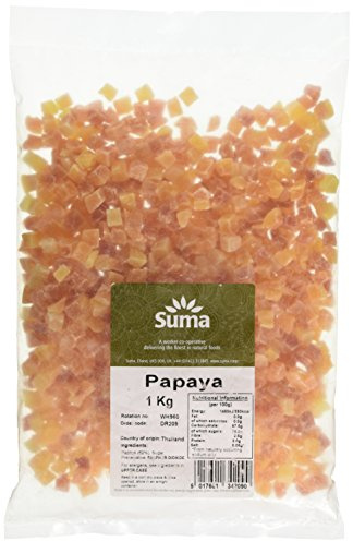 Suma Bagged Down Diced Papaya 1 kg (Pack of 1)