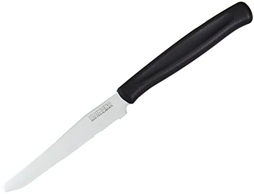 Kaimano KDN041512N Dinamik Coltelli da Tavola, Acciaio Inossidabile, Nero, 12 unità