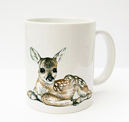 ilka parey wandtattoo-welt® Becher Tasse Kaffeetasse Kaffeebecher deer cup mug Reh Rehkitz ts176