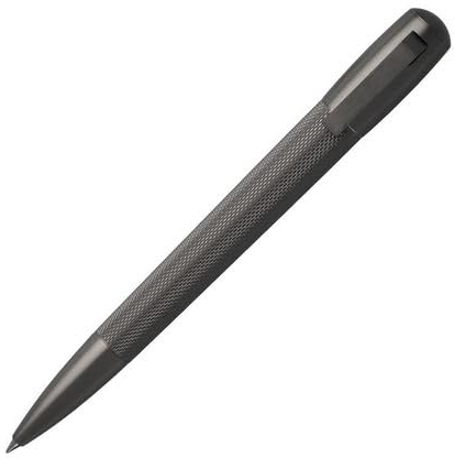 Hugo Boss HSY6034 Kugelschreiber Pure Matte Dark Chrome, 1 Stück (1er Pack)