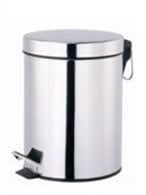 Polished Stainless Steel Pedal Bin (3, 5, 12 or 20 litre available) (5L) by Fastcar