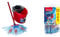 Vileda SuperMocio 3Action XL Mop and Bucket Set, Red/Blue & SuperMocio 3Action XL Refill, Refill Twin Pack